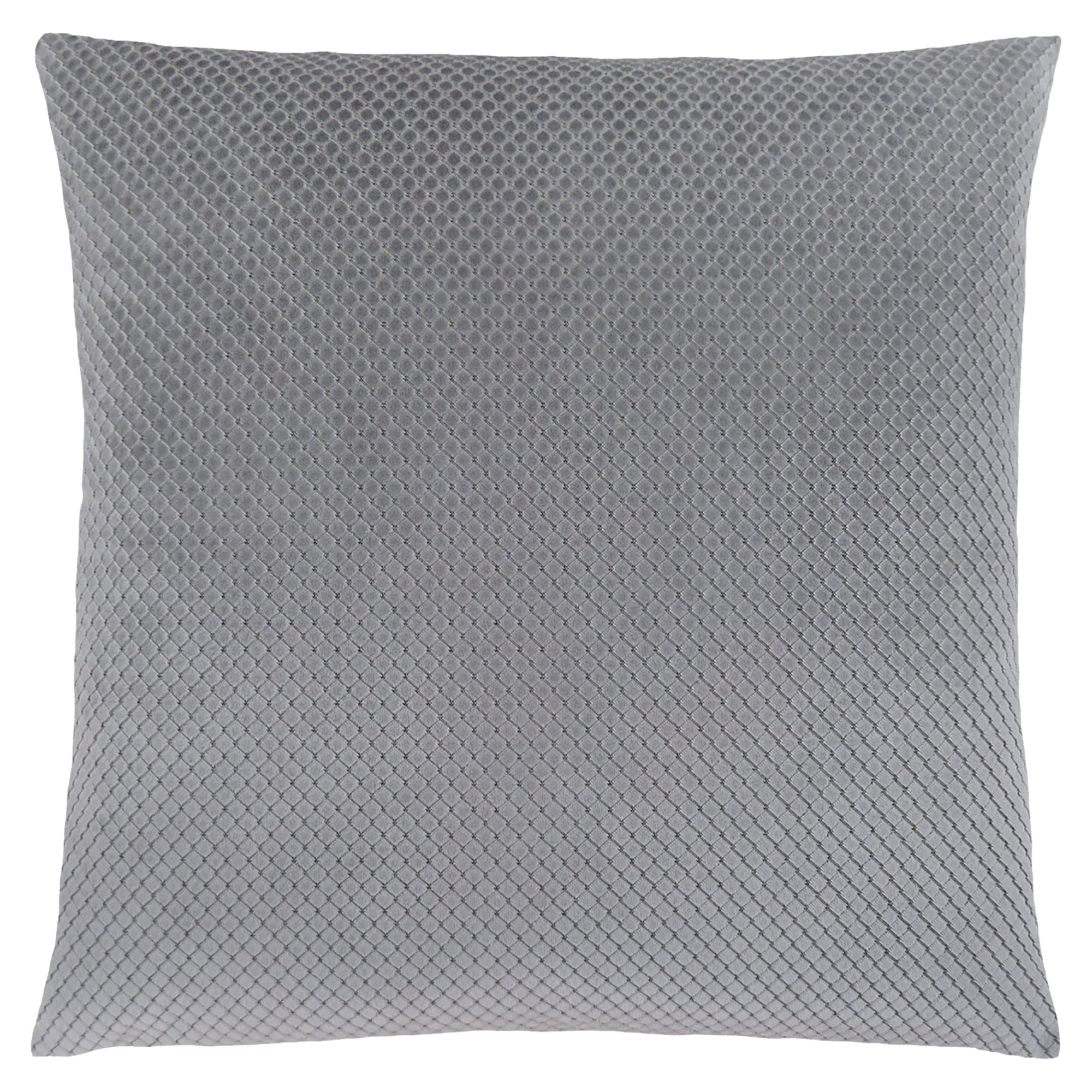 Pillow - 18X 18 / Silver Diamond Velvet / 1Pc