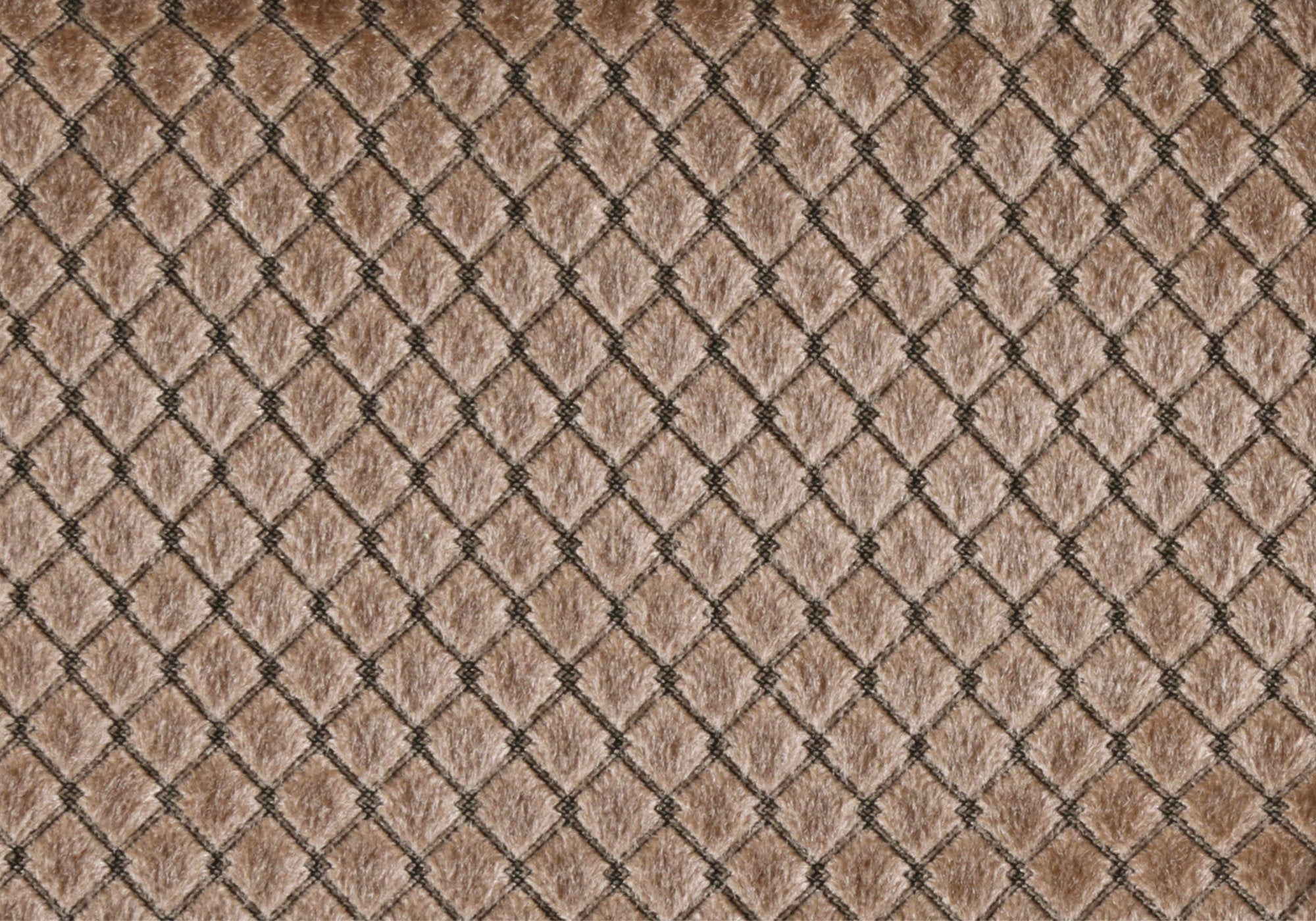 Pillow - 18X 18 / Beige Diamond Velvet / 1Pc