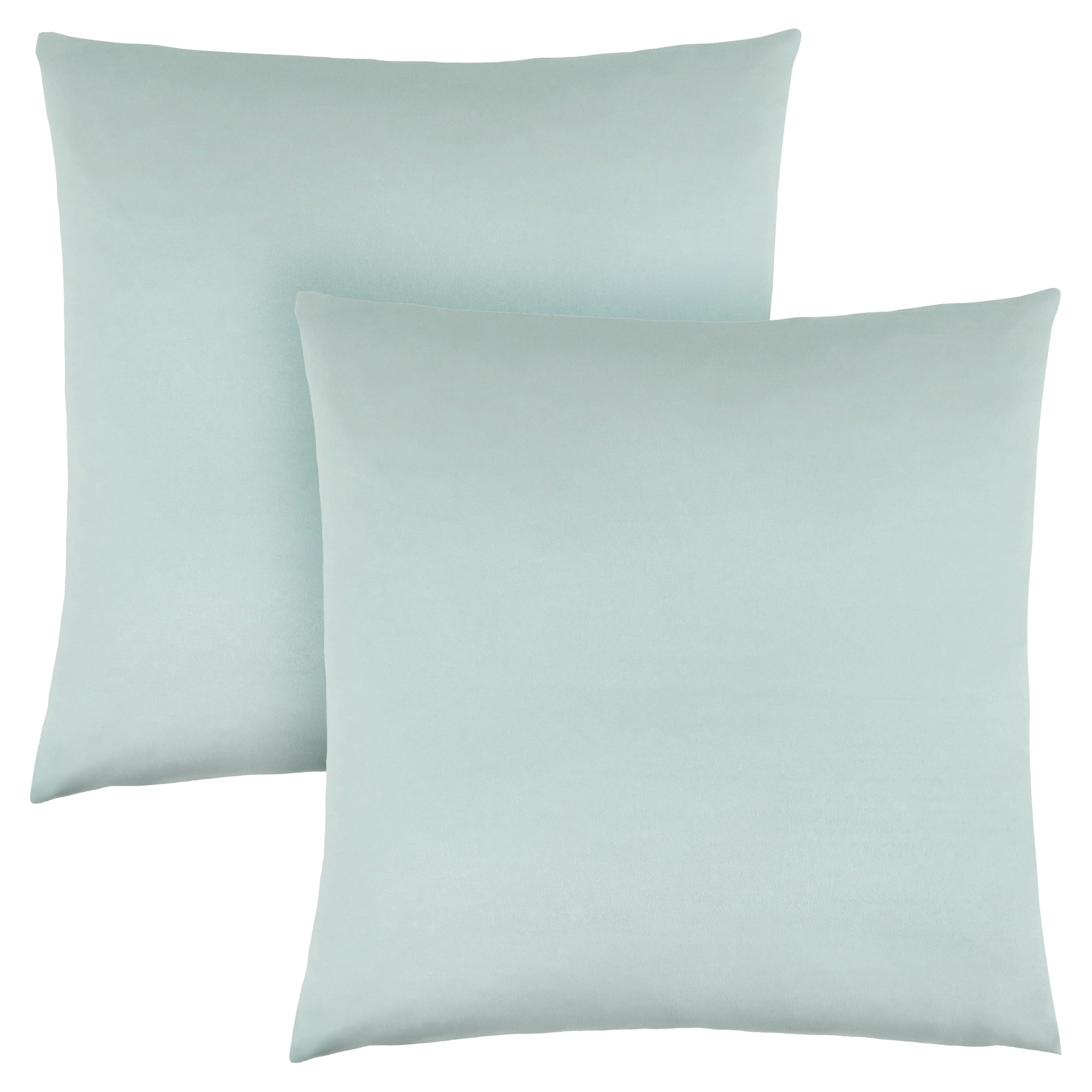 Pillow - 18X 18 / Mint Satin / 2Pcs
