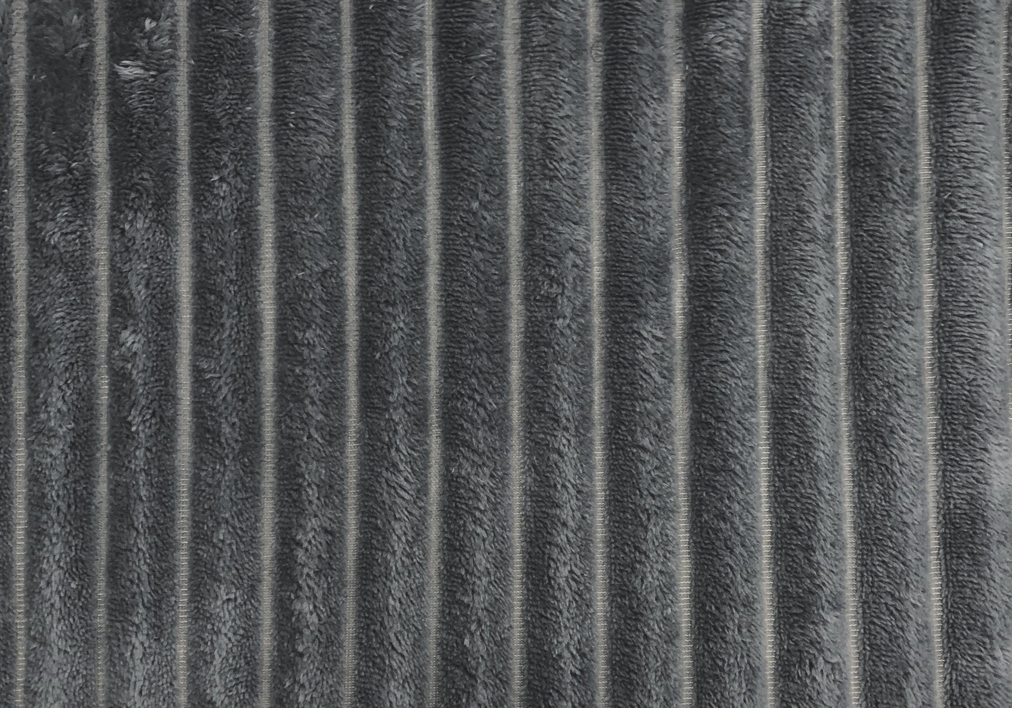 Pillow - 18X 18 / Grey Ultra Soft Ribbed Style / 1Pc