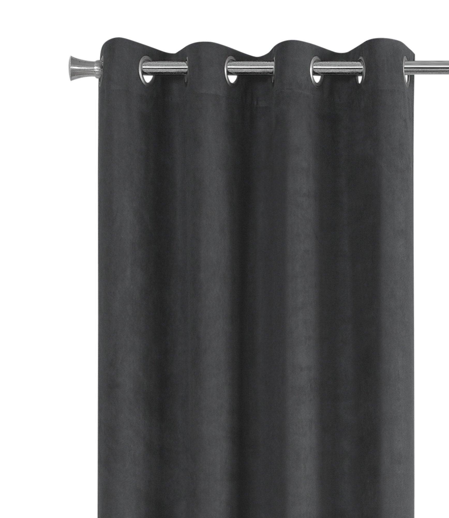 Curtain Panel - 2Pcs / 54W X 95H Grey Room Darkening