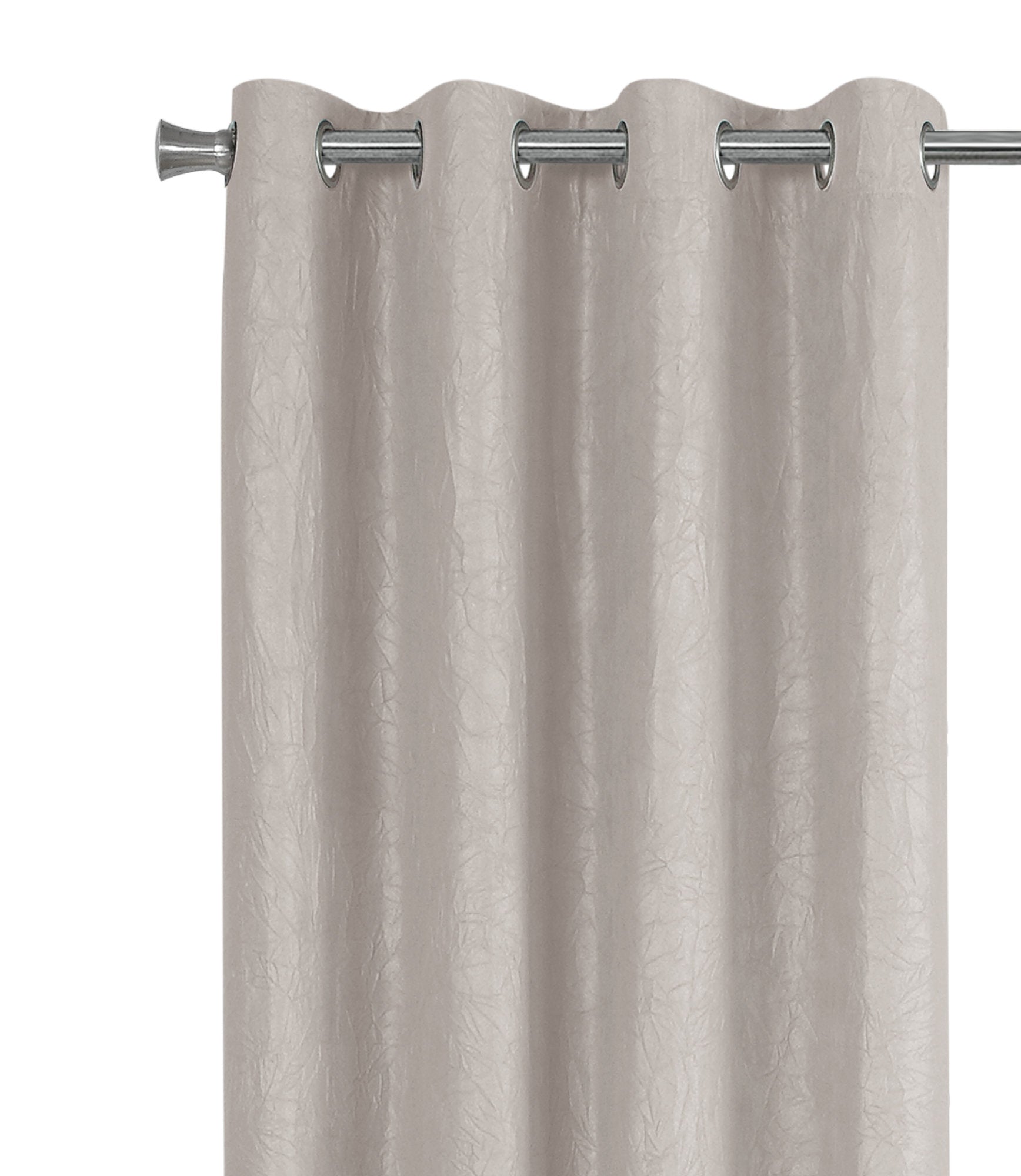 Curtain Panel - 2Pcs / 52W X 84H Ivory Room Darkening
