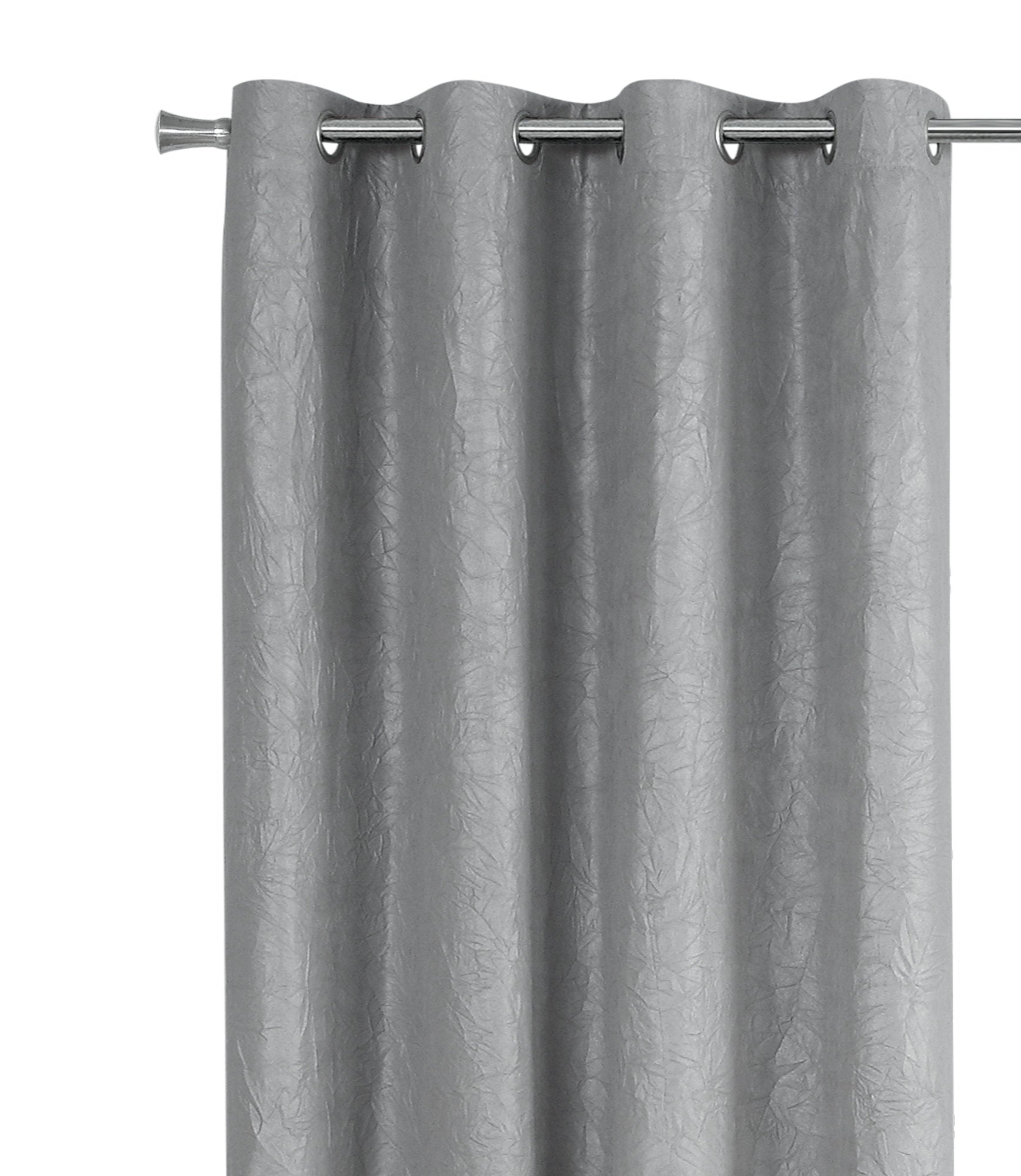 Curtain Panel - 2Pcs / 52W X 84H Silver Room Darkening