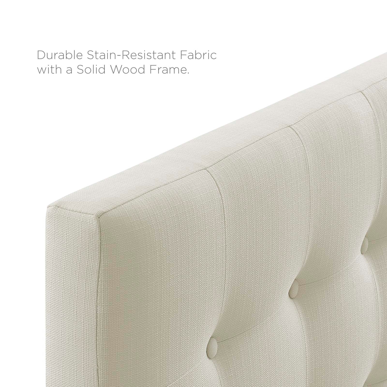 Emily Queen Upholstered Fabric Headboard