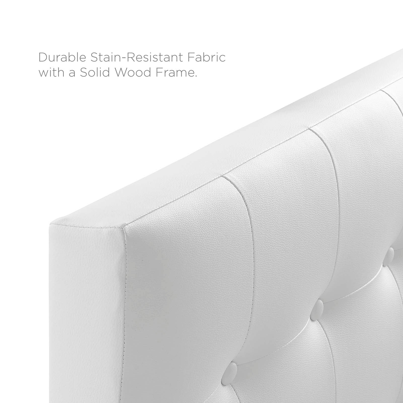 Emily Twin Upholstered Vinyl Headboard