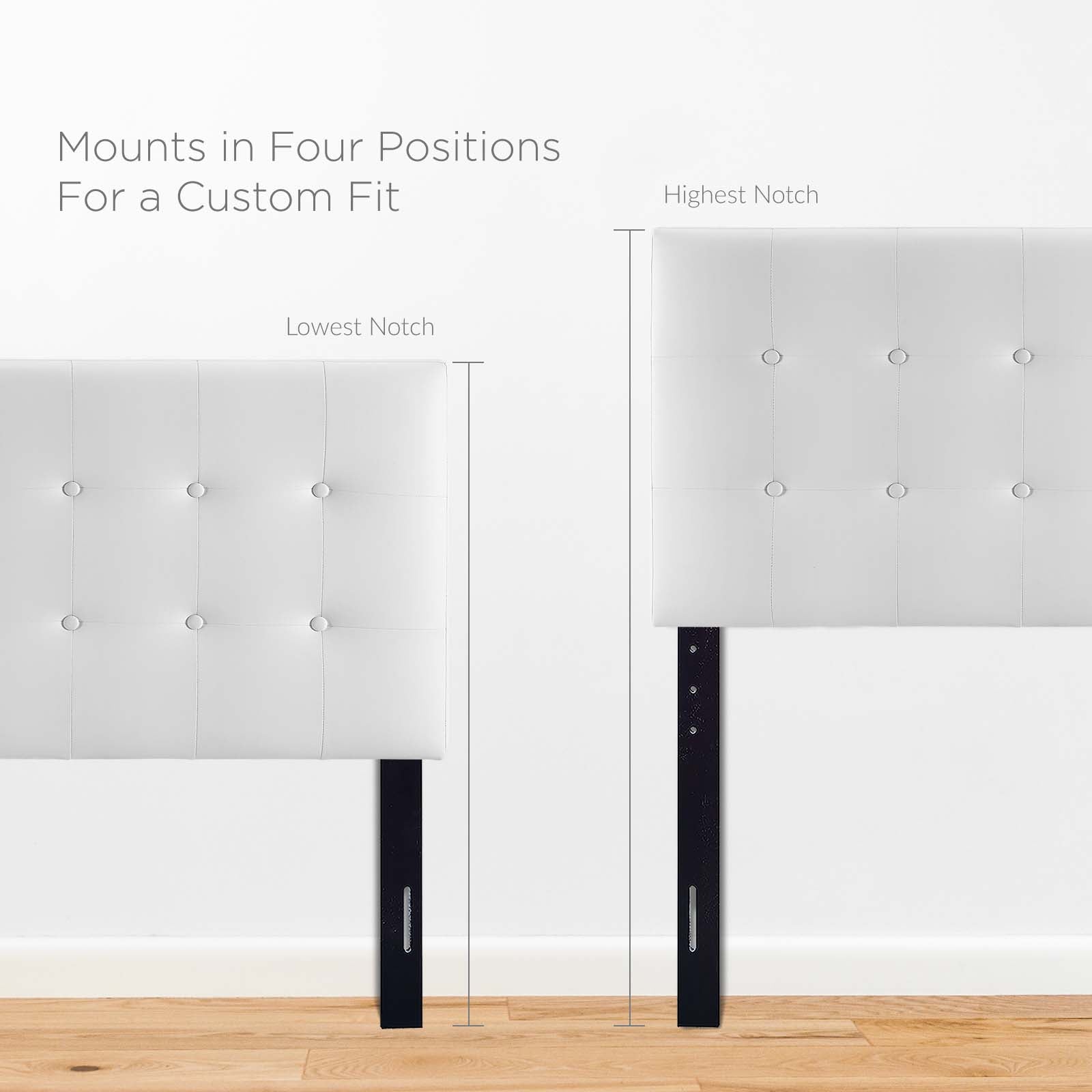 Emily Twin Upholstered Vinyl Headboard