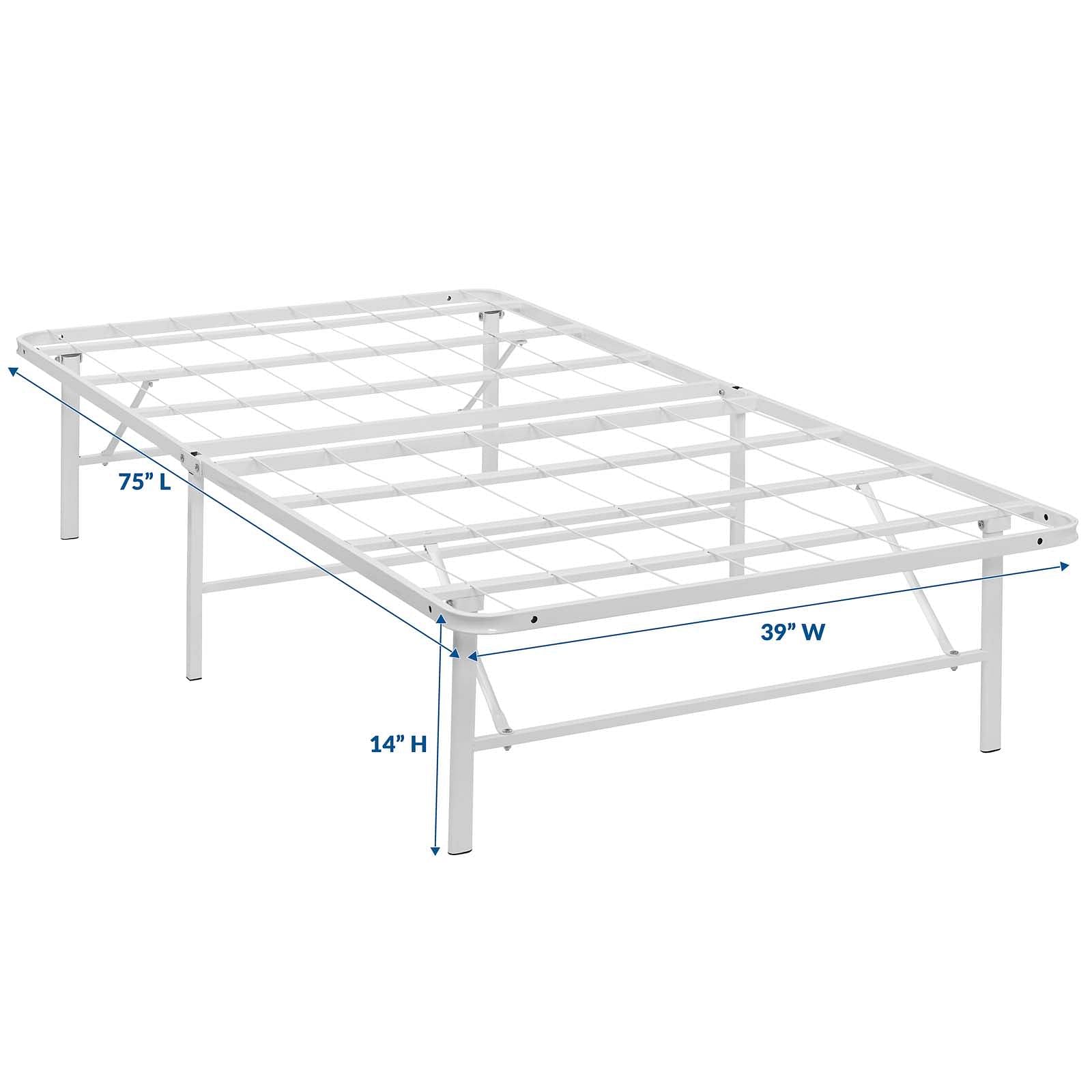 Horizon Twin Stainless Steel Bed Frame