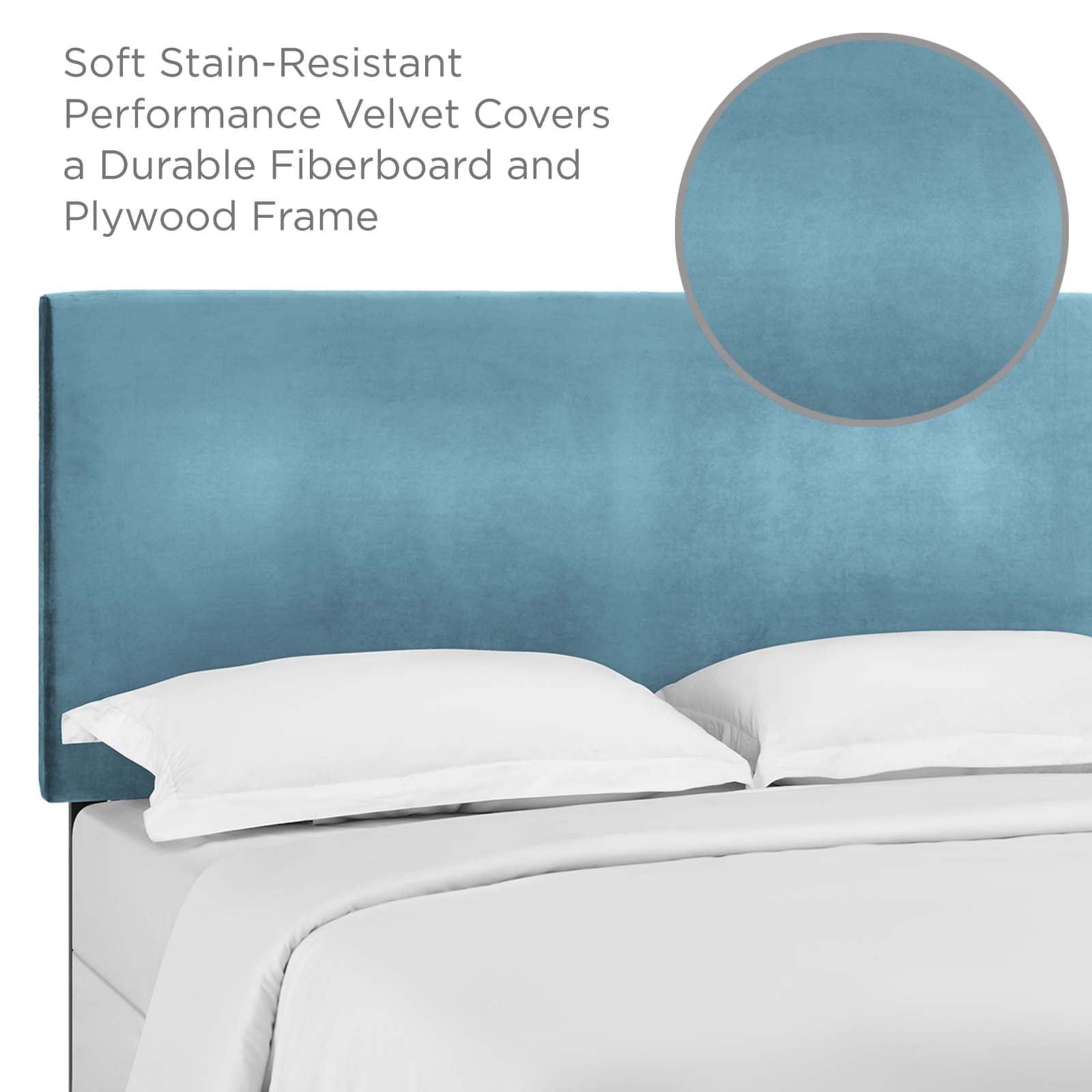 Taylor Twin Upholstered Performance Velvet Headboard