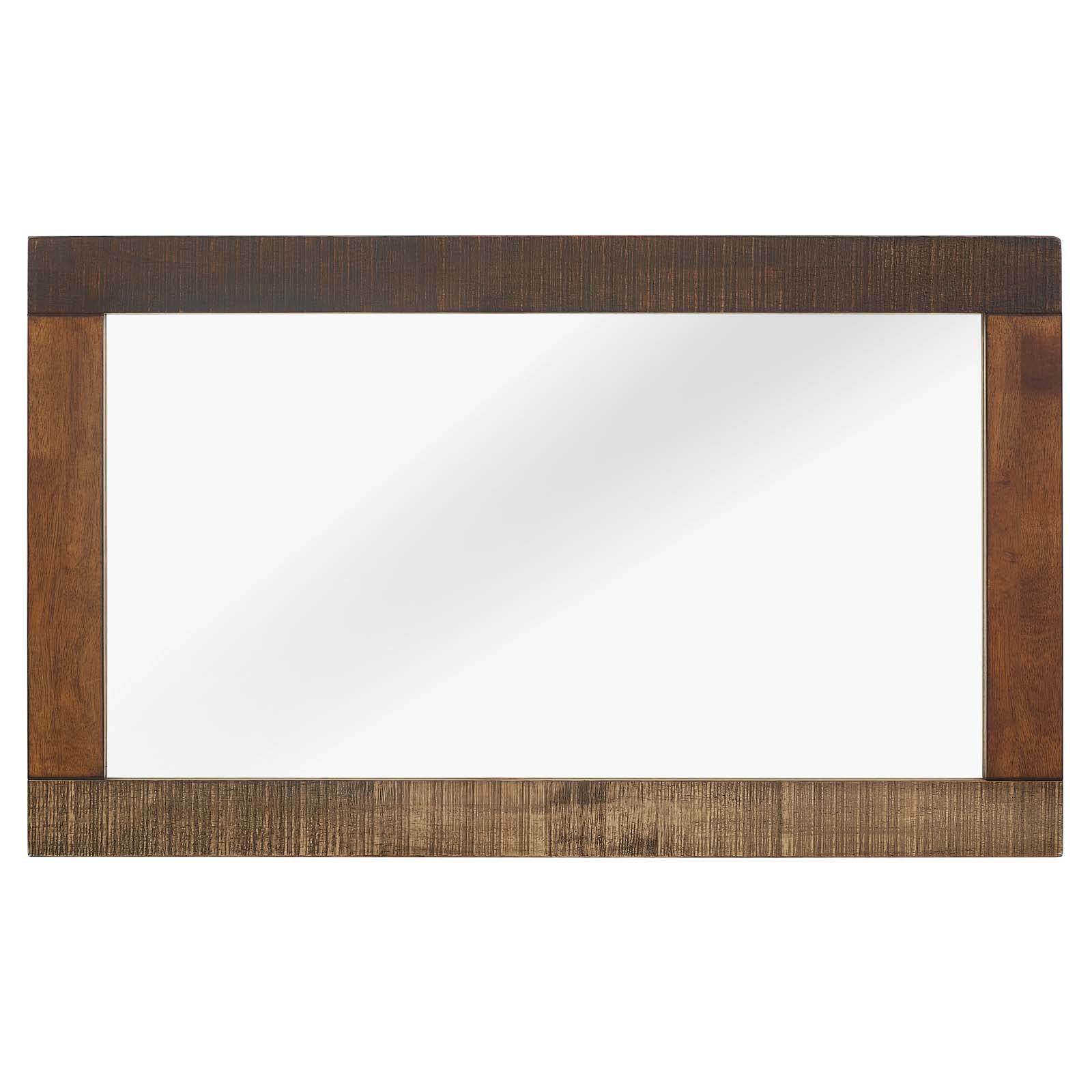 Arwen Rustic Wood Frame Mirror