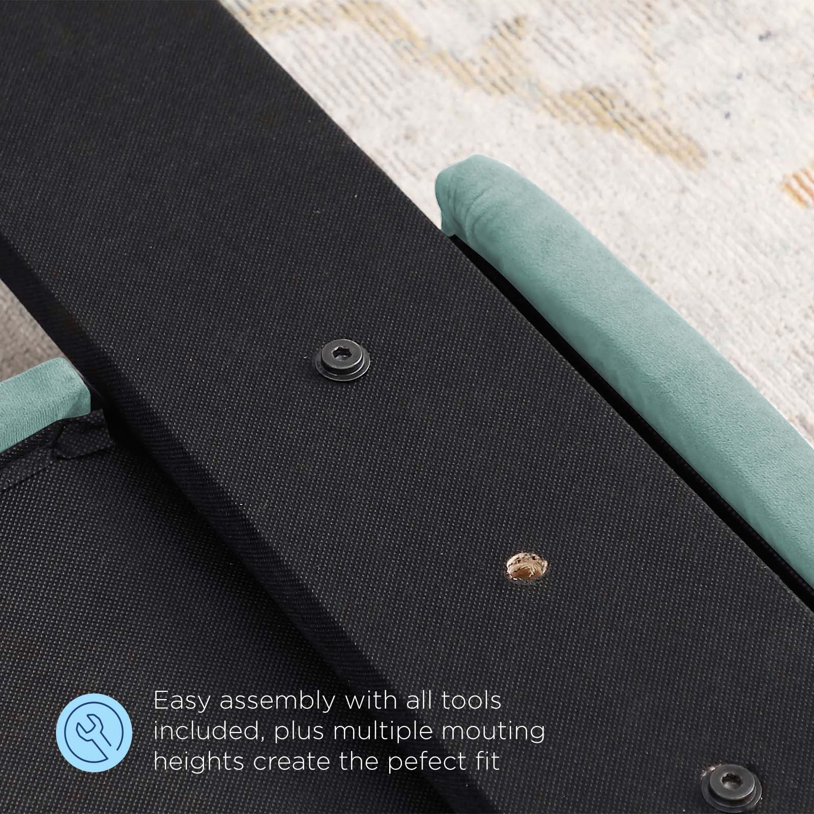 Juliet Tufted King/California King Performance Velvet Headboard