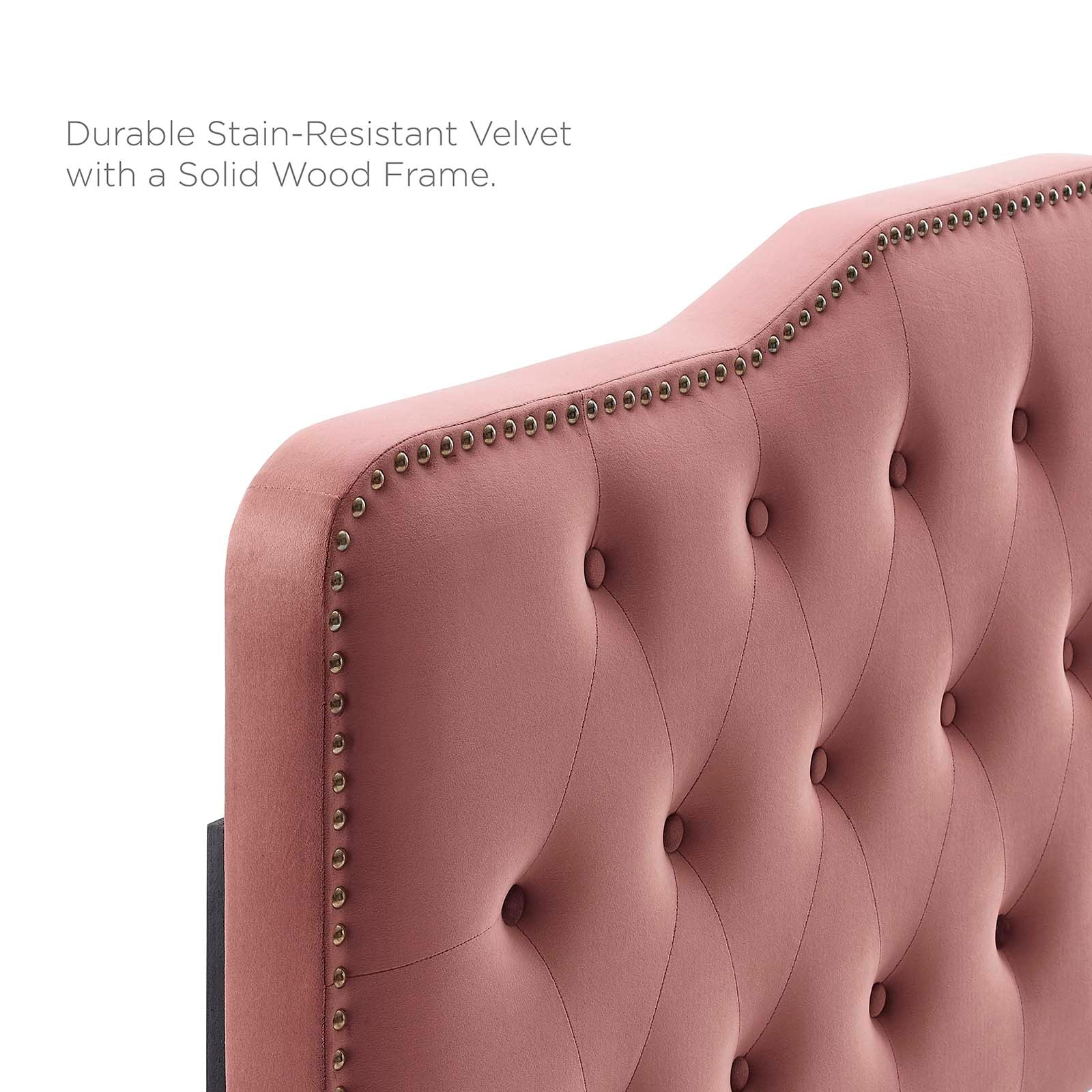 Sophia Tufted Performance Velvet Twin Headboard