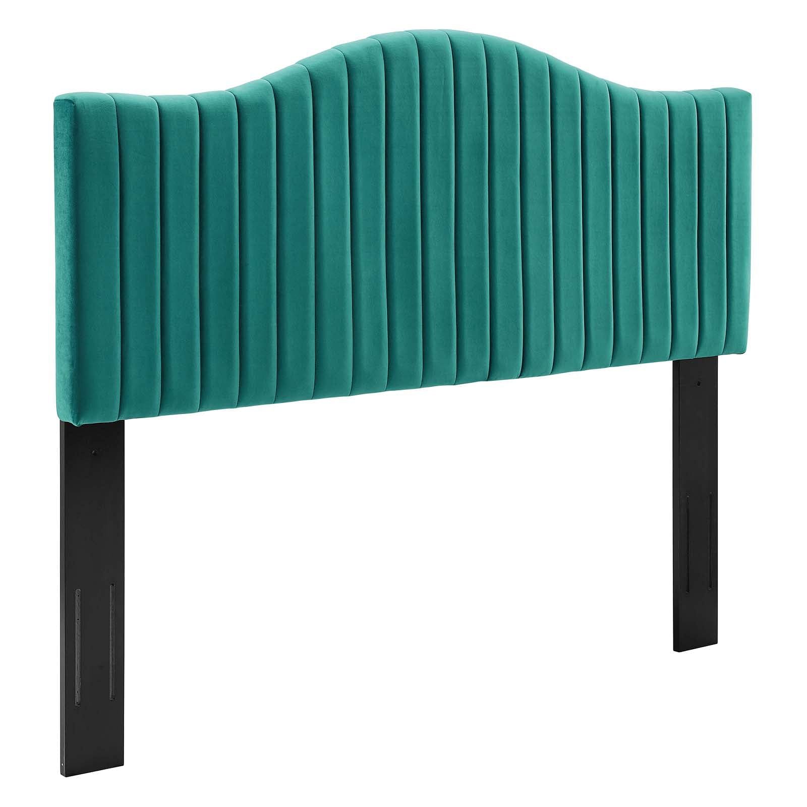 Brielle Channel Tufted Performance Velvet Full/Queen Headboard