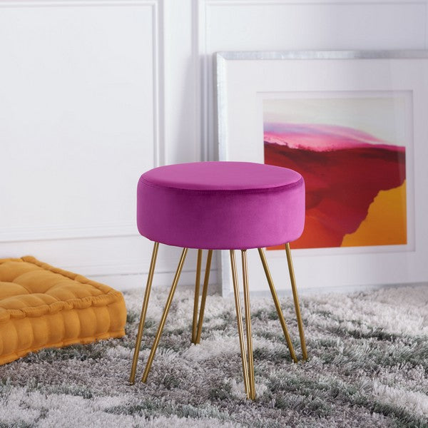 Abrea Round Ottoman - Modern Sophistication