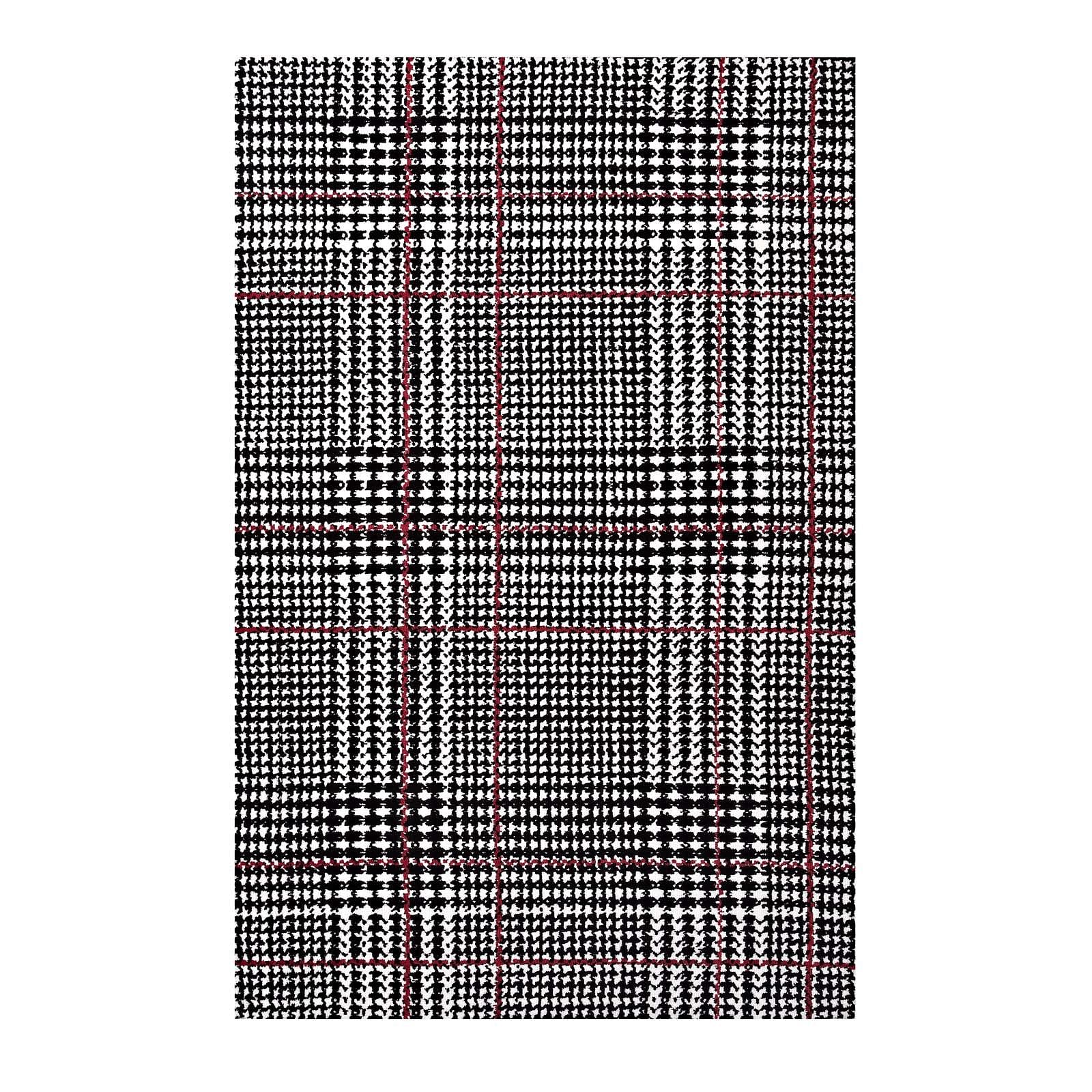 Kaja Abstract Plaid 8x10 Area Rug