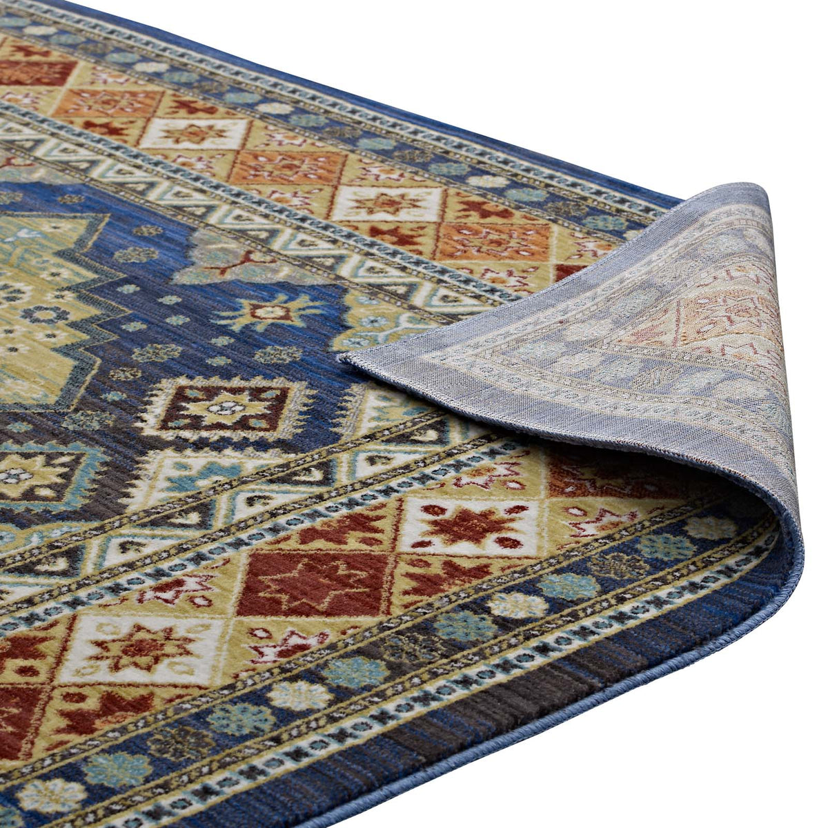 Atzi Distressed
Southwestern Diamond Floral 4x6 Area Rug