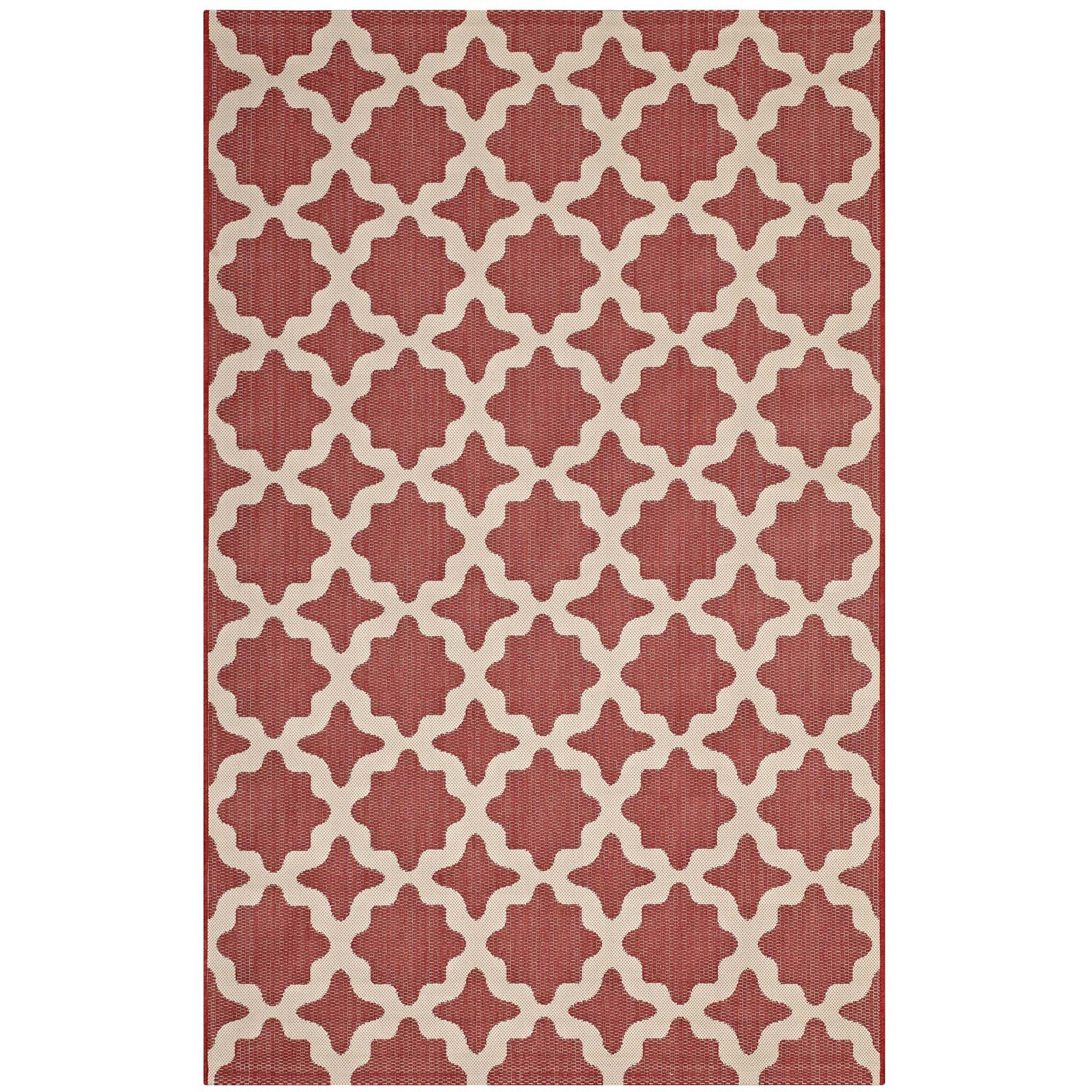 Cerelia Moroccan Trellis 5x8 Indoor and Outdoor Area Rug