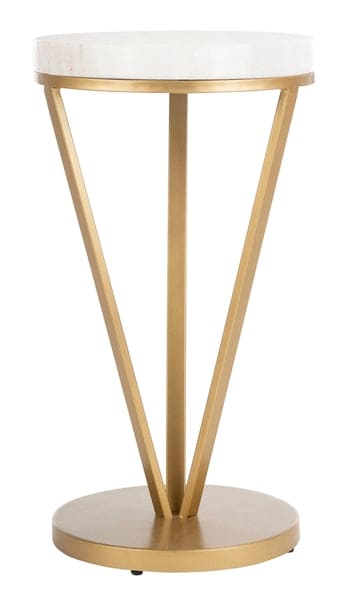 Theia Best Side Accent Table & End Tables for Living Room | Gold