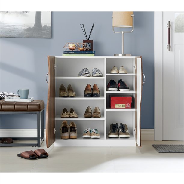Ashton Contemporary 8-Shelf Shoe Cabinet