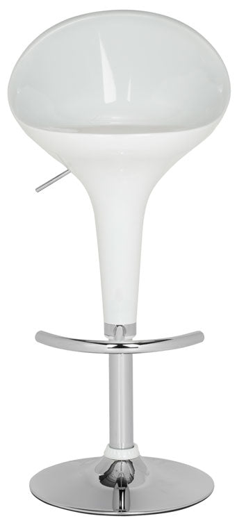 Zorab Swivel Bar Stool | White Counter Stools with Modern Design