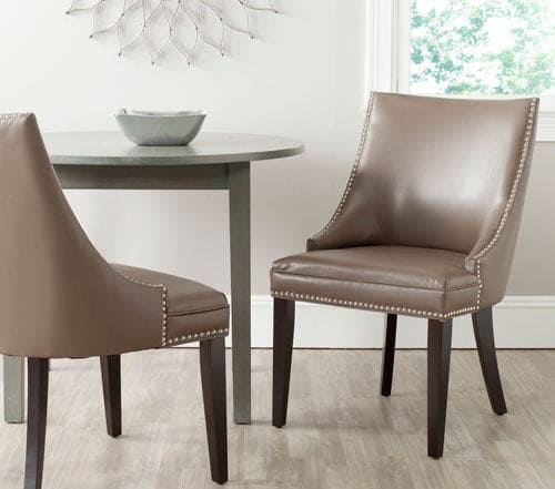 Afton 20''H Side Chair (Set of 2) with Silver Nail Heads