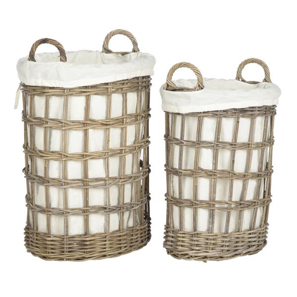 Adisa Wicker Storage Hamper Two In One - Luxury & Convenience