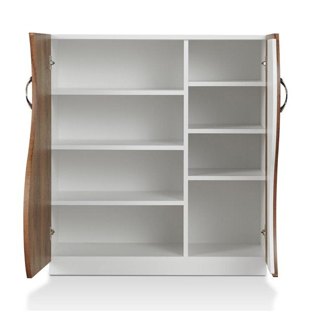 Ashton Contemporary 8-Shelf Shoe Cabinet