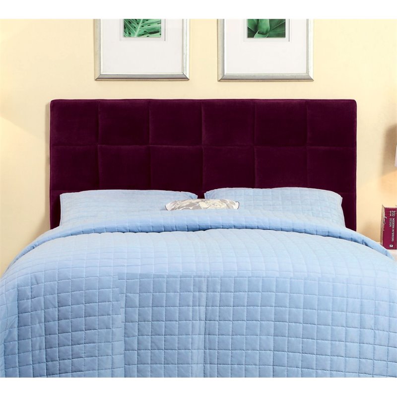 Sherry Contemporary Upholstered Headboard in Full/Queen