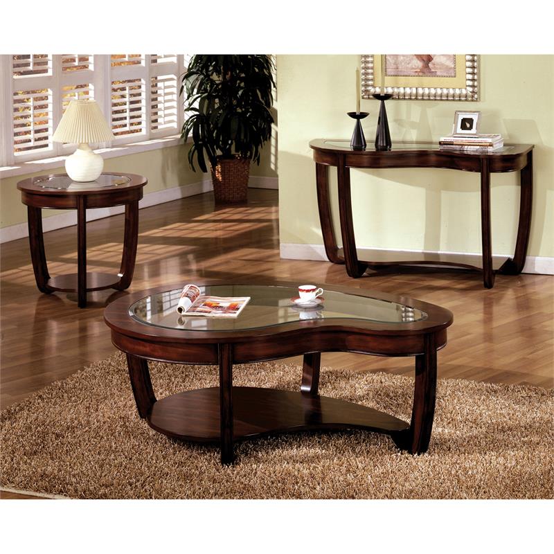 Shervin Transitional Open Shelf End Table