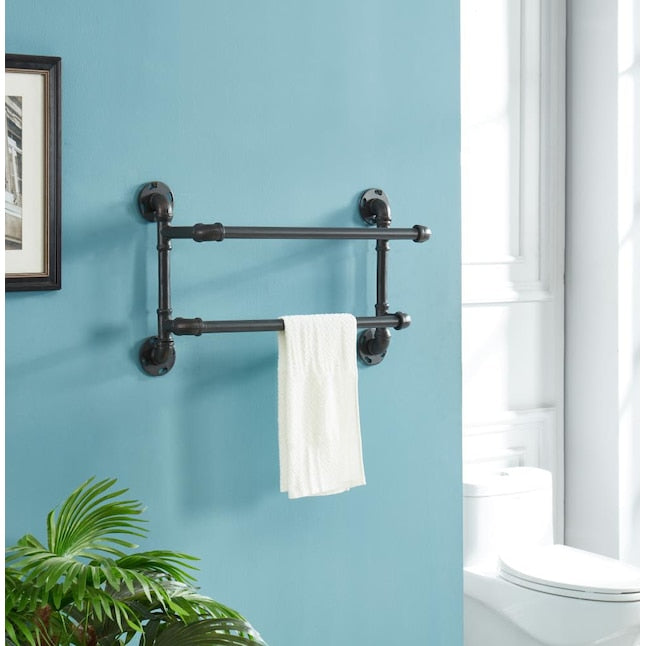 Ratros Metal Wall Mounted Towel Rack