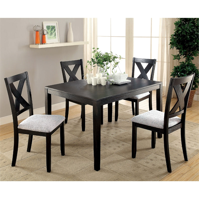 Cameron Transitional 5-Piece Solid Wood Dining Set