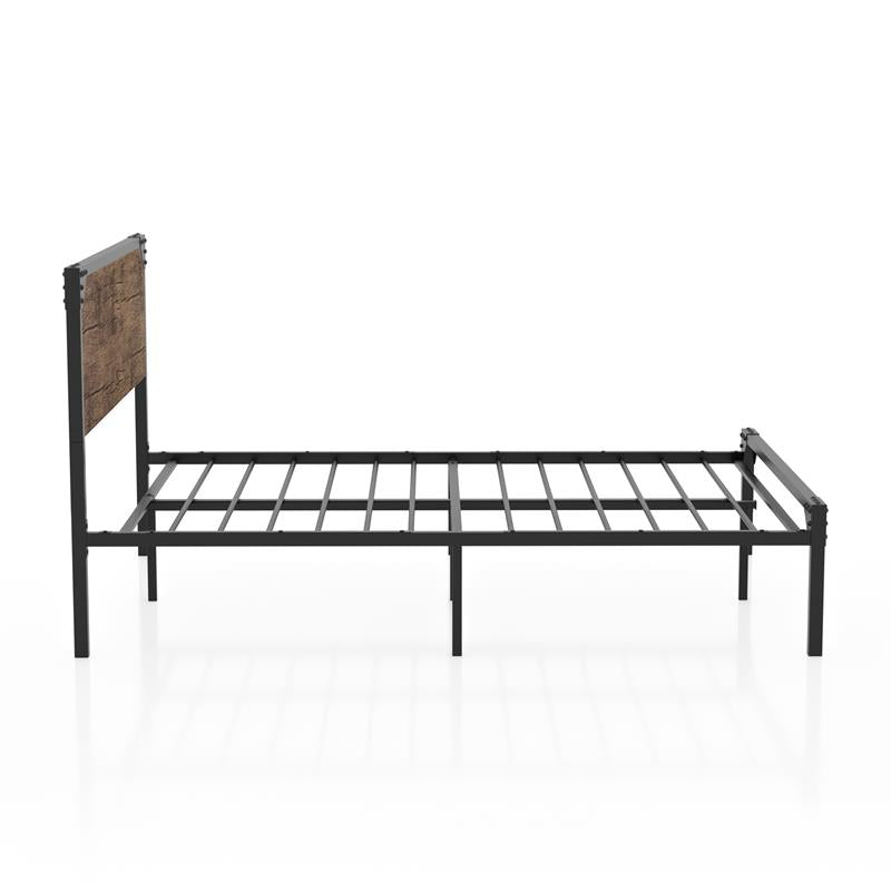 Budenholz Platform Full Bed in Dark Brown