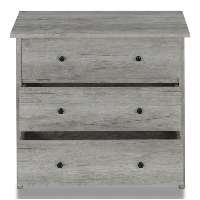 Zillett 3-Drawer Chest in Vintage Gray Oak