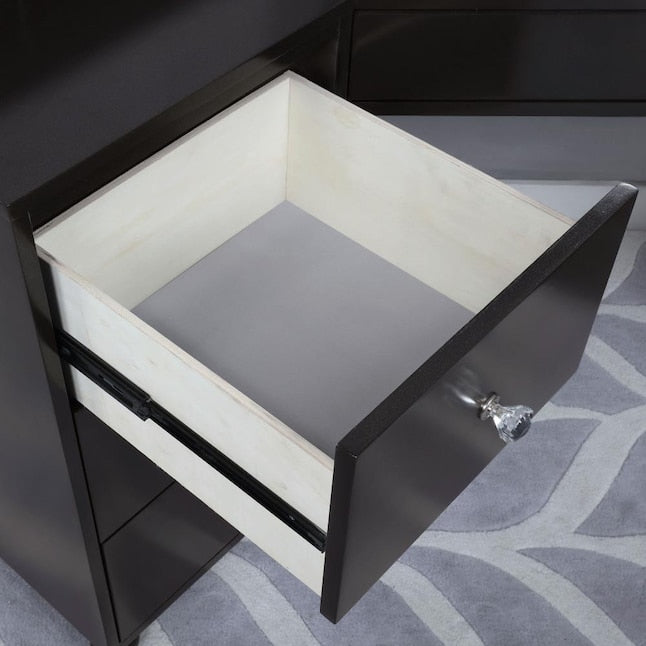 Urman 3-Piece Vanity Set in Obsidian Gray