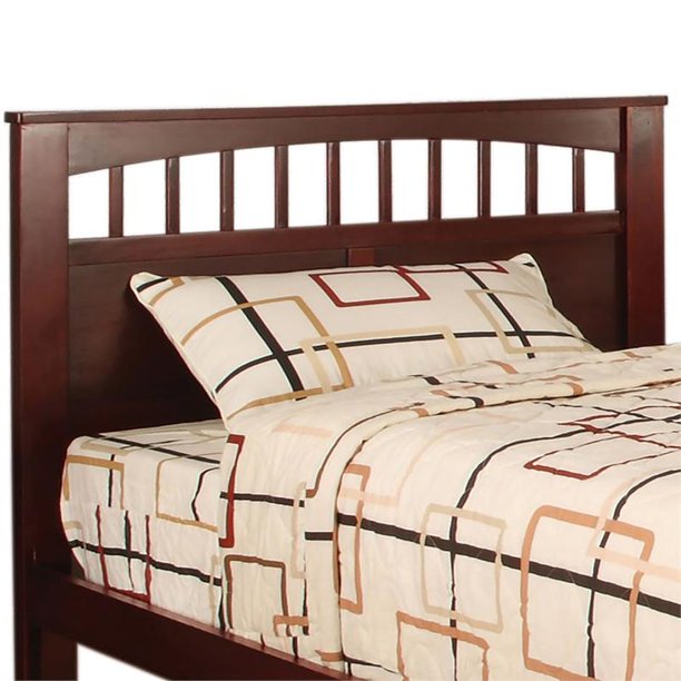 Mellie Transitional Solid Wood Twin Platform Bed in Cherry