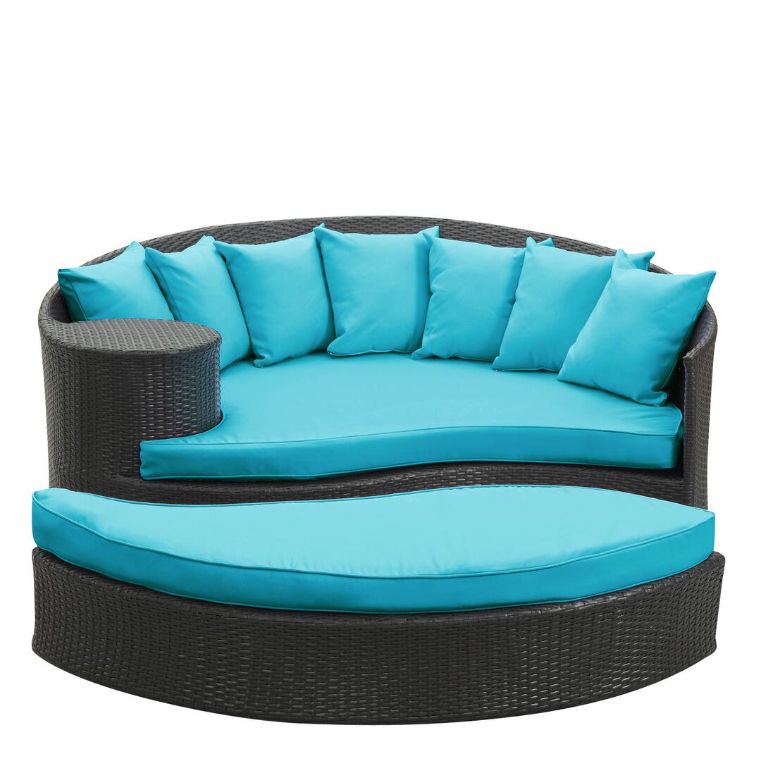 Taiji Outdoor Patio Wicker Daybed