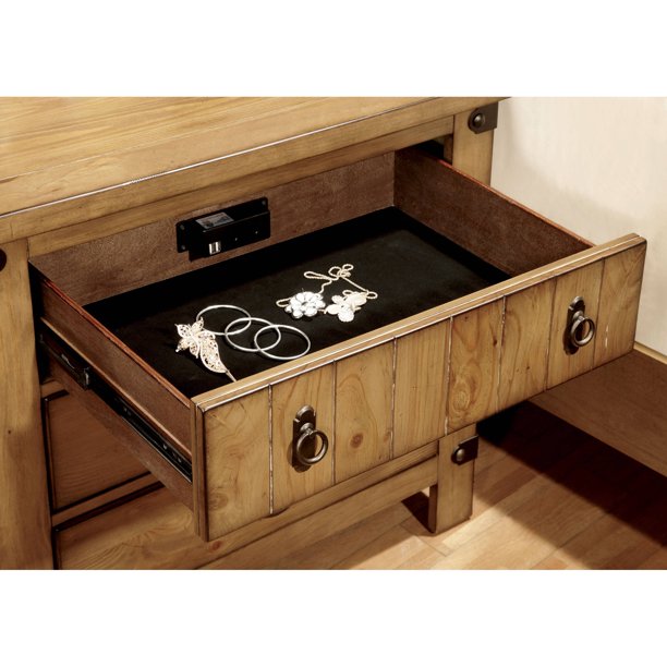 Manis Cottage Nightstand with USB Outlet
