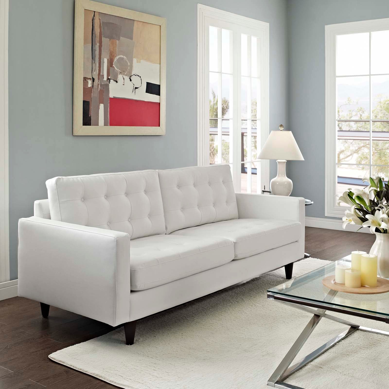 Empress Bonded Leather Sofa