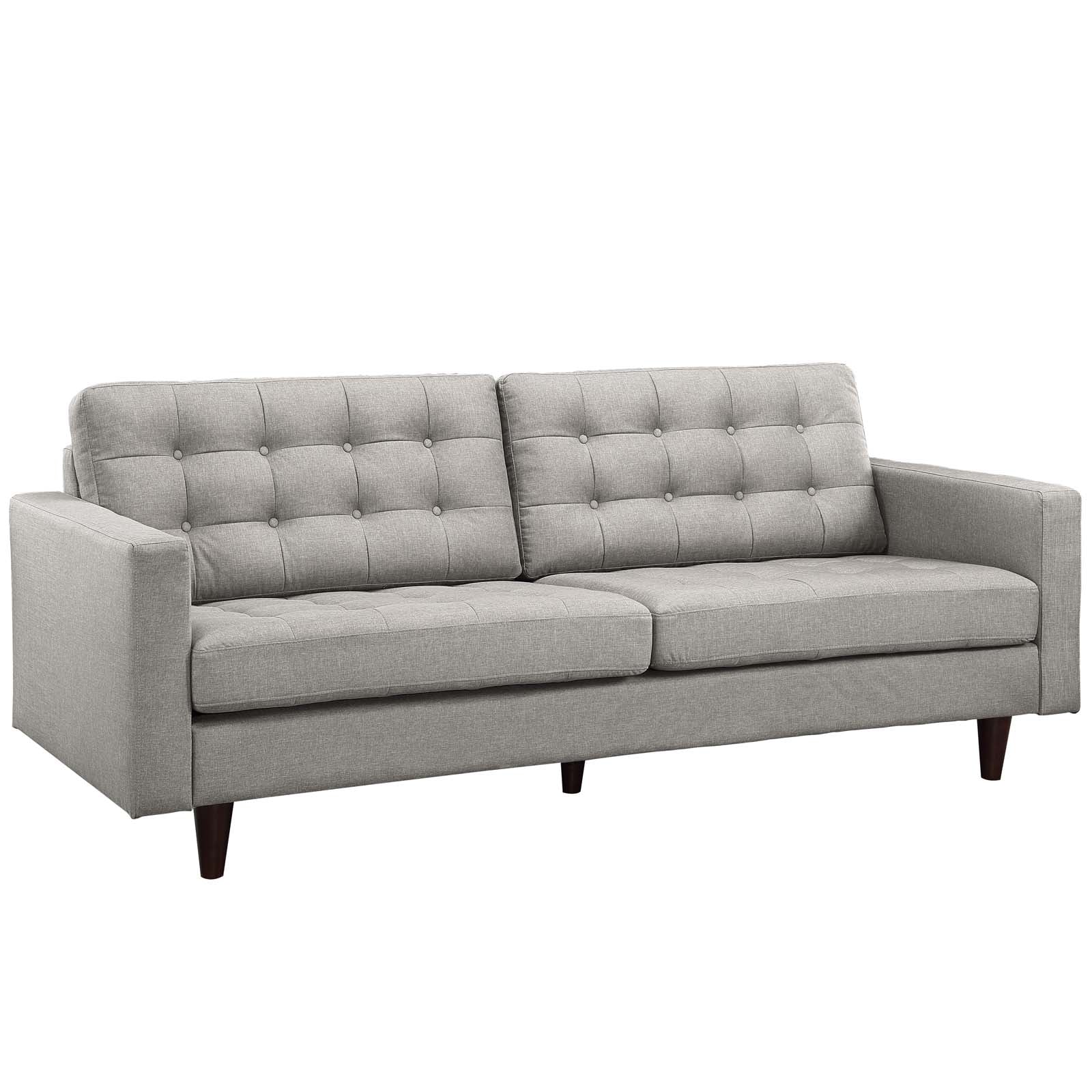 Empress Upholstered Fabric Sofa