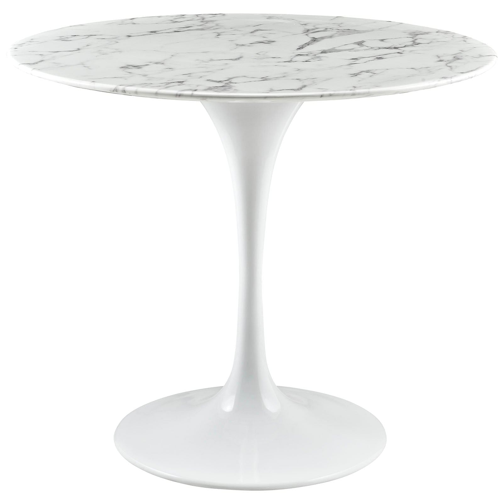 Lippa 36" Round Artificial Marble Dining Table