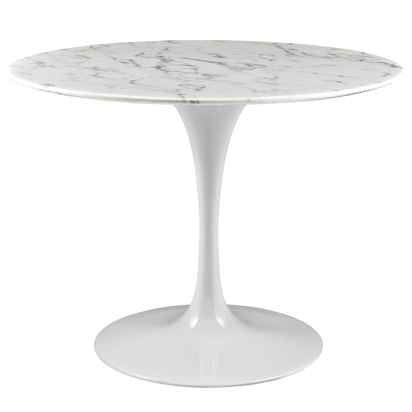 Lippa 40" Round Artificial Marble Dining Table