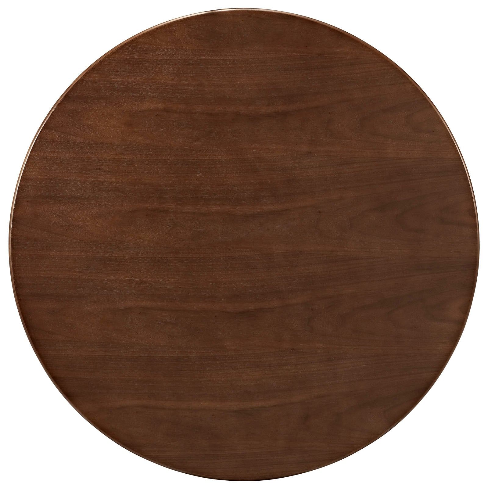 Lippa 36" Round Walnut Dining Table