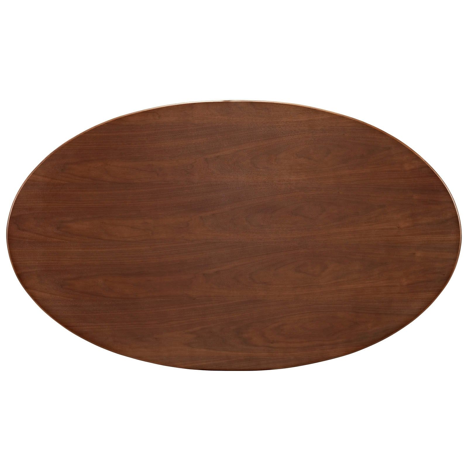 Lippa 60" Oval Walnut Dining Table