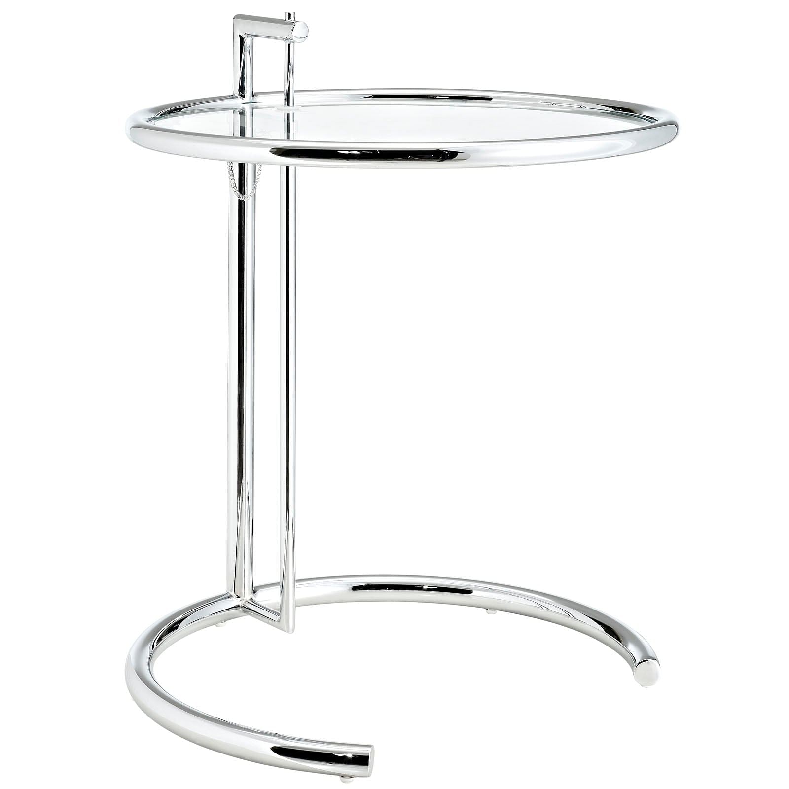 Eileen Gray Chrome Stainless Steel End Table