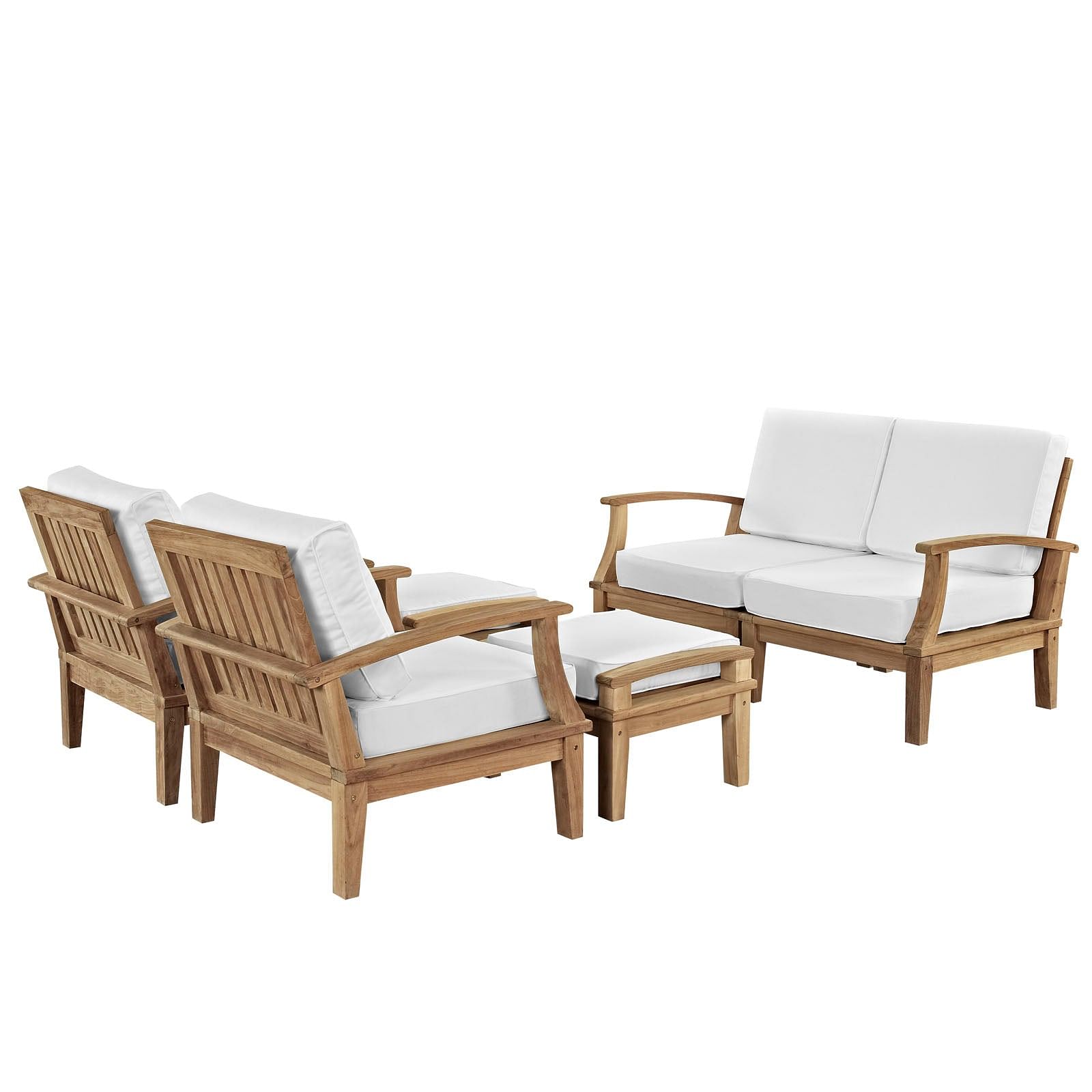 Marina 6 Piece Outdoor Patio Teak Set