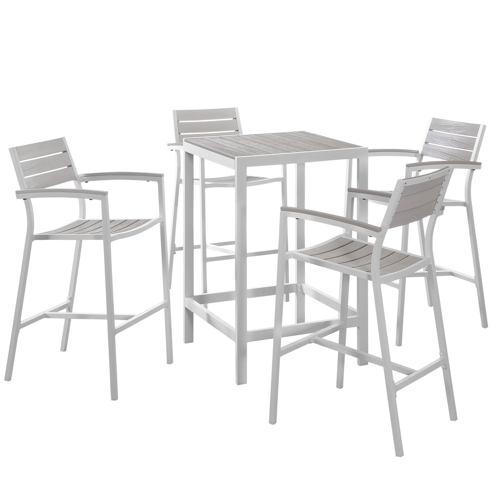 Maine 5 Piece Outdoor Patio Bar Set