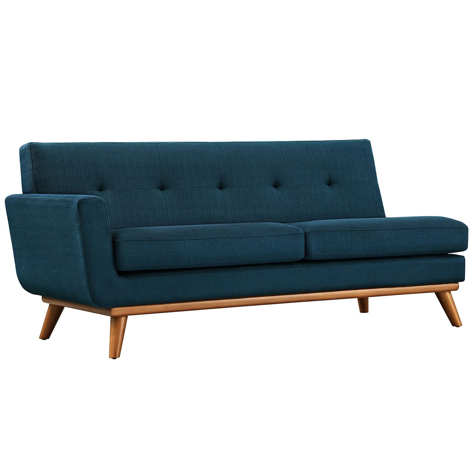 Engage Left-Arm Upholstered Fabric Loveseat