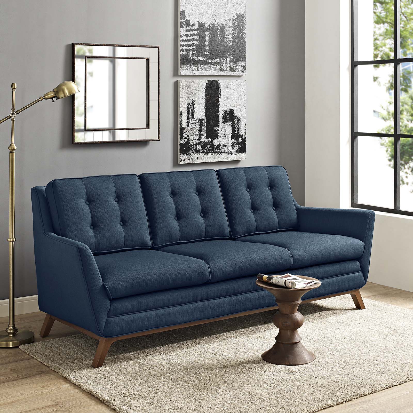 Beguile Upholstered Fabric Sofa