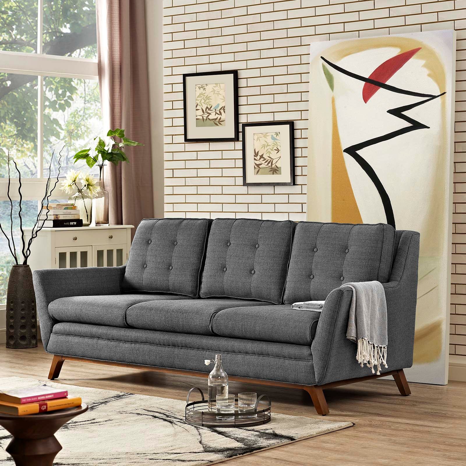 Beguile Upholstered Fabric Sofa