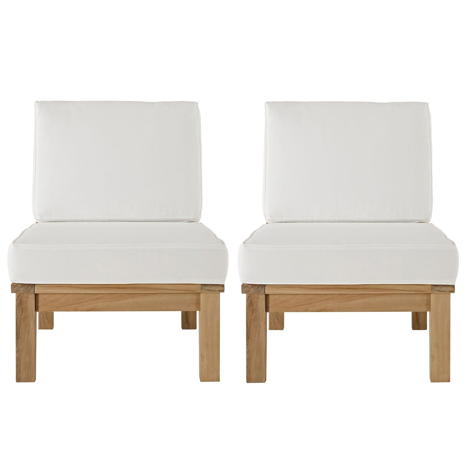 Marina 2 Piece Outdoor Patio Teak Set