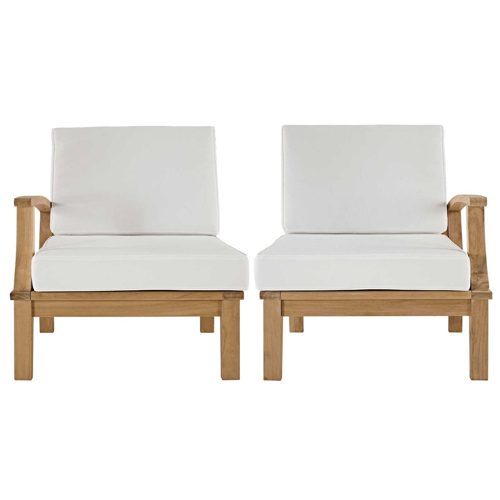 Marina 2 Piece Outdoor Patio Teak Set